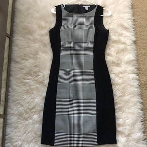 H&M Over the knee black/white dress